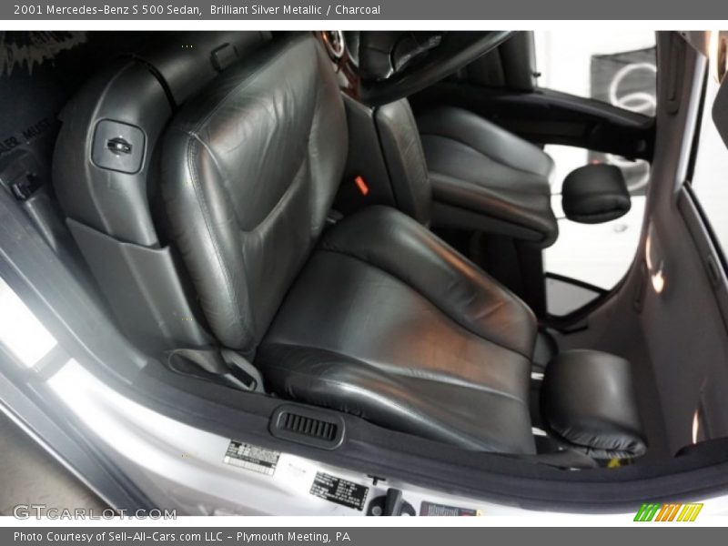 Brilliant Silver Metallic / Charcoal 2001 Mercedes-Benz S 500 Sedan
