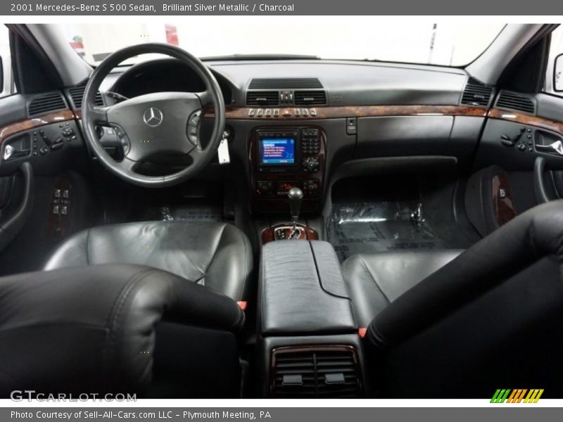 Brilliant Silver Metallic / Charcoal 2001 Mercedes-Benz S 500 Sedan