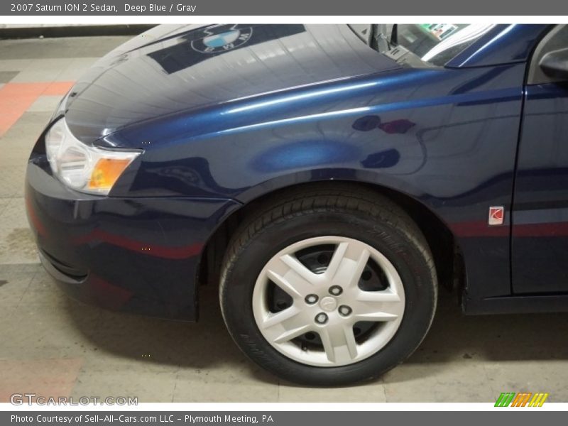 Deep Blue / Gray 2007 Saturn ION 2 Sedan