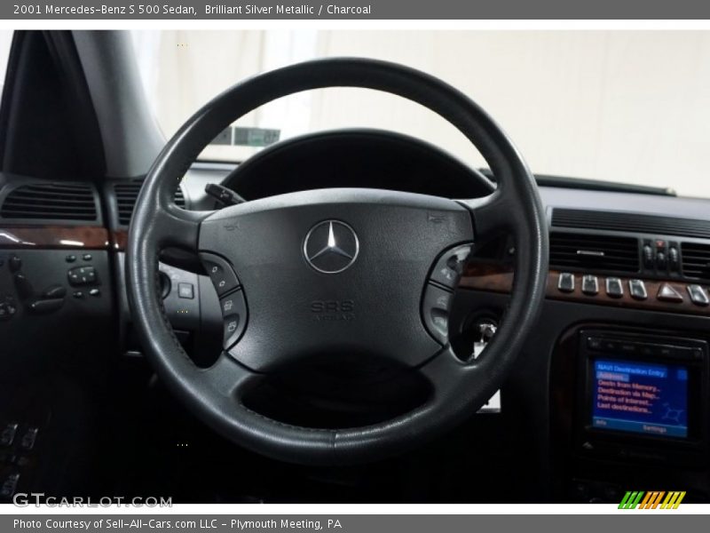 Brilliant Silver Metallic / Charcoal 2001 Mercedes-Benz S 500 Sedan