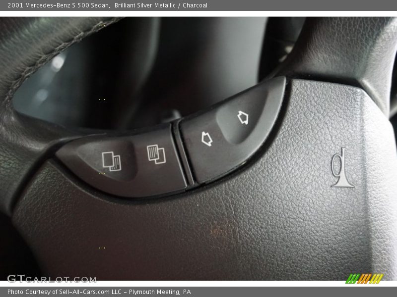 Brilliant Silver Metallic / Charcoal 2001 Mercedes-Benz S 500 Sedan