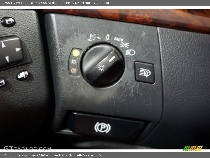 Brilliant Silver Metallic / Charcoal 2001 Mercedes-Benz S 500 Sedan