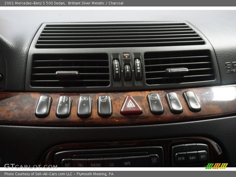 Brilliant Silver Metallic / Charcoal 2001 Mercedes-Benz S 500 Sedan
