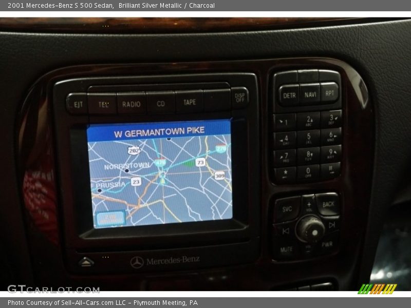 Brilliant Silver Metallic / Charcoal 2001 Mercedes-Benz S 500 Sedan