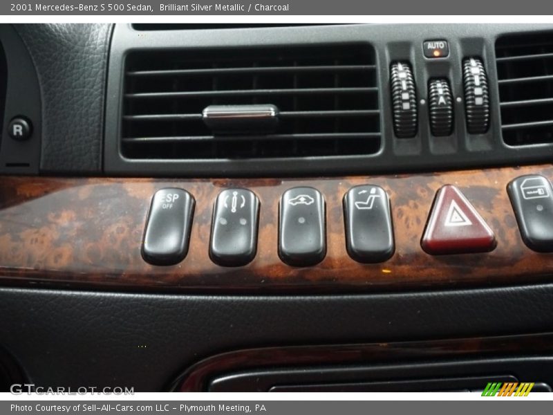 Brilliant Silver Metallic / Charcoal 2001 Mercedes-Benz S 500 Sedan