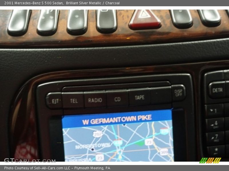 Brilliant Silver Metallic / Charcoal 2001 Mercedes-Benz S 500 Sedan