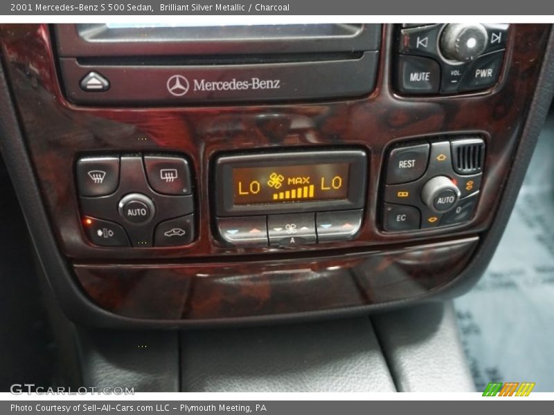 Brilliant Silver Metallic / Charcoal 2001 Mercedes-Benz S 500 Sedan