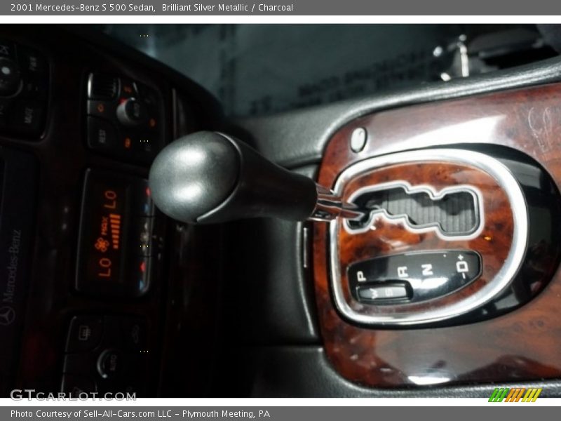 Brilliant Silver Metallic / Charcoal 2001 Mercedes-Benz S 500 Sedan