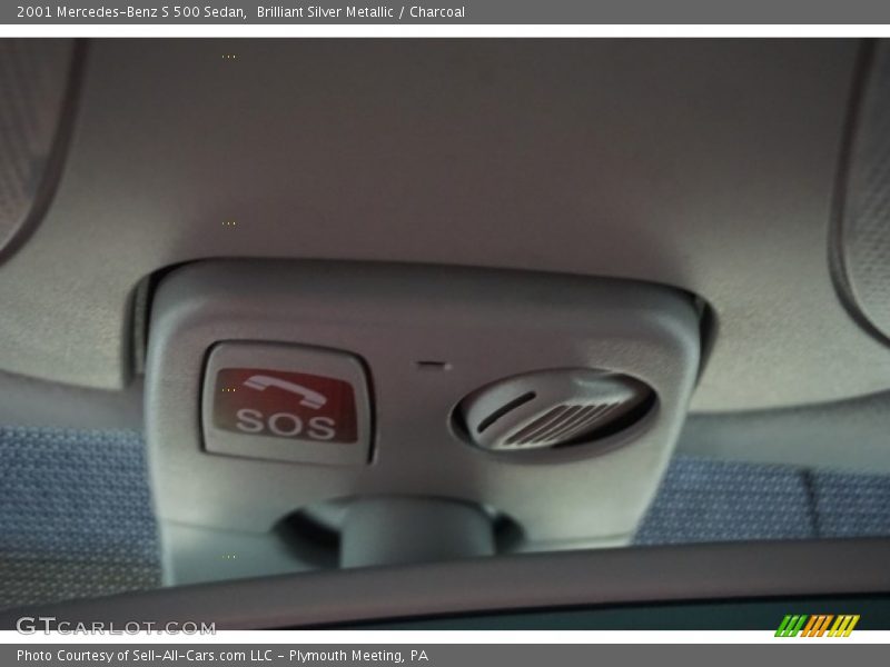 Brilliant Silver Metallic / Charcoal 2001 Mercedes-Benz S 500 Sedan