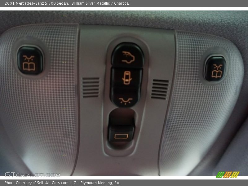 Brilliant Silver Metallic / Charcoal 2001 Mercedes-Benz S 500 Sedan