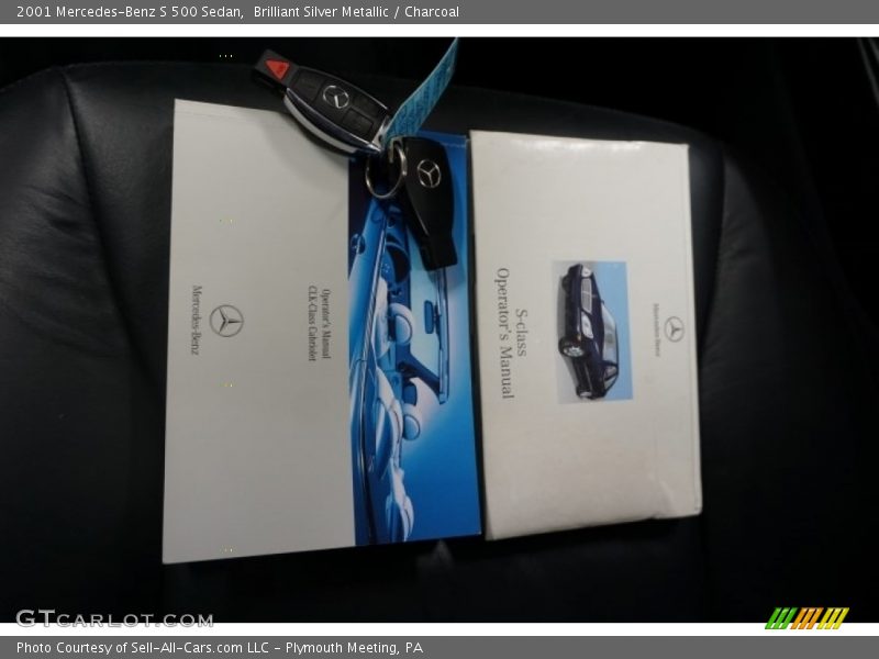 Brilliant Silver Metallic / Charcoal 2001 Mercedes-Benz S 500 Sedan