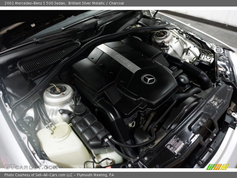 Brilliant Silver Metallic / Charcoal 2001 Mercedes-Benz S 500 Sedan
