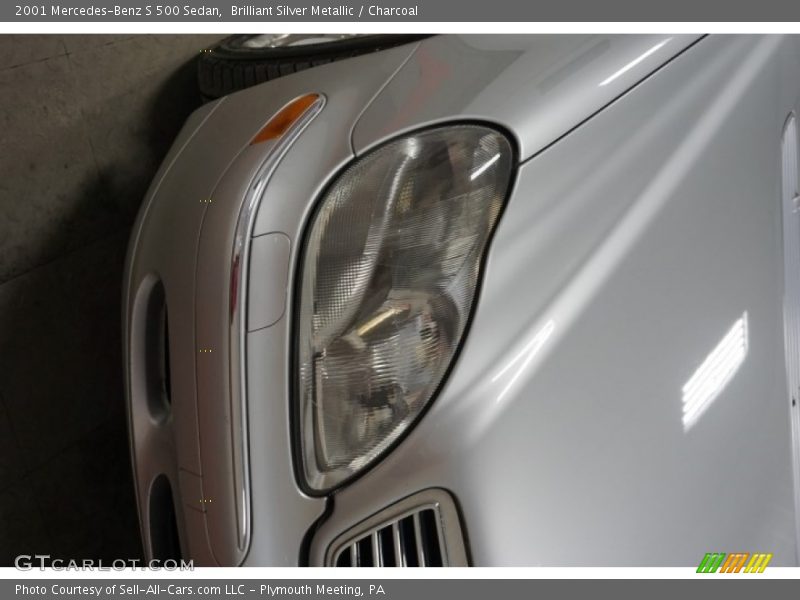 Brilliant Silver Metallic / Charcoal 2001 Mercedes-Benz S 500 Sedan