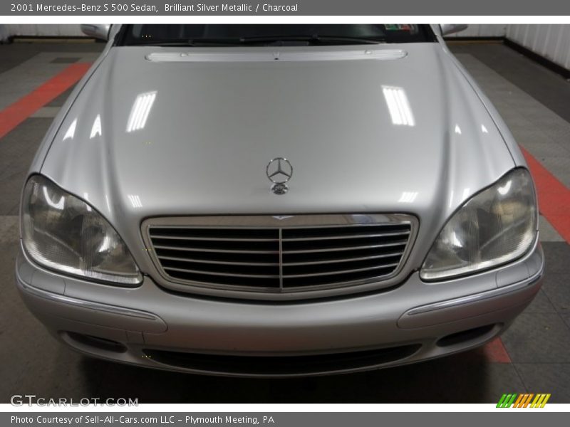 Brilliant Silver Metallic / Charcoal 2001 Mercedes-Benz S 500 Sedan