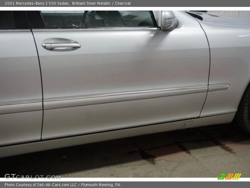 Brilliant Silver Metallic / Charcoal 2001 Mercedes-Benz S 500 Sedan