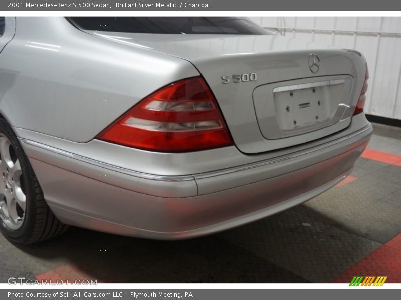 Brilliant Silver Metallic / Charcoal 2001 Mercedes-Benz S 500 Sedan