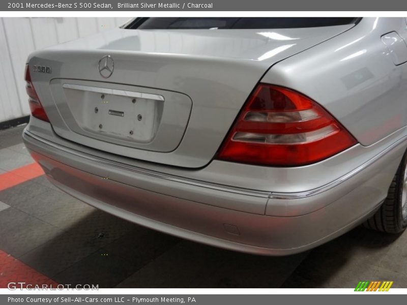 Brilliant Silver Metallic / Charcoal 2001 Mercedes-Benz S 500 Sedan