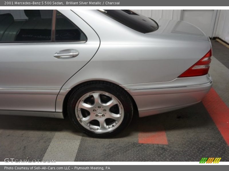 Brilliant Silver Metallic / Charcoal 2001 Mercedes-Benz S 500 Sedan