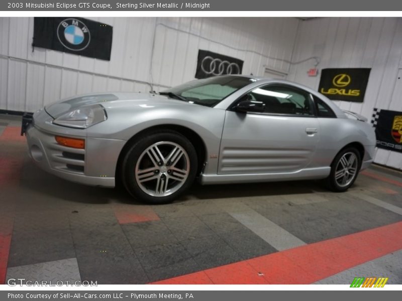 Sterling Silver Metallic / Midnight 2003 Mitsubishi Eclipse GTS Coupe