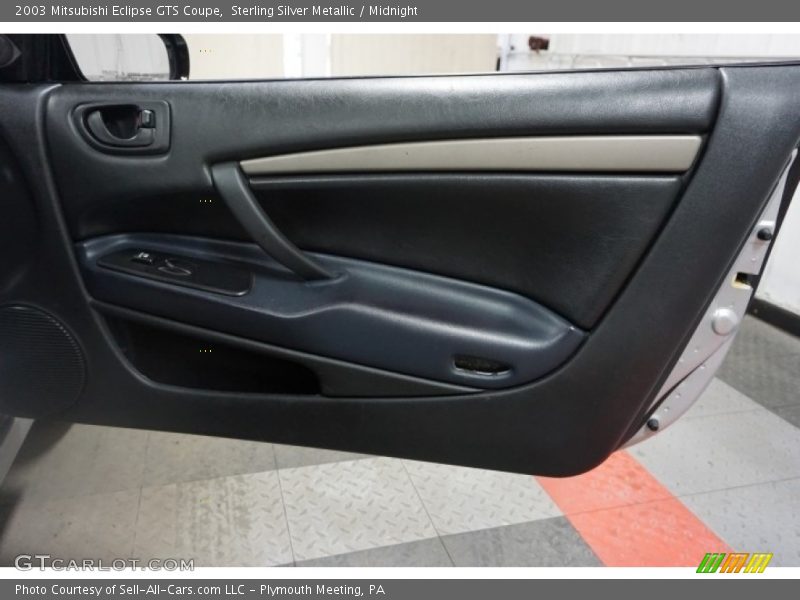 Sterling Silver Metallic / Midnight 2003 Mitsubishi Eclipse GTS Coupe