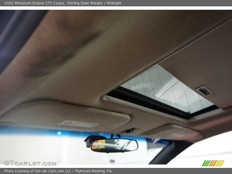 Sterling Silver Metallic / Midnight 2003 Mitsubishi Eclipse GTS Coupe