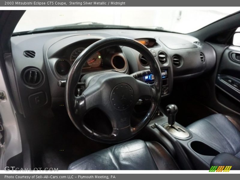 Sterling Silver Metallic / Midnight 2003 Mitsubishi Eclipse GTS Coupe