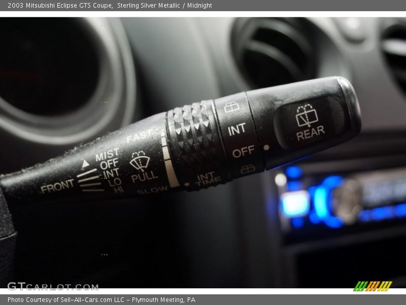 Sterling Silver Metallic / Midnight 2003 Mitsubishi Eclipse GTS Coupe