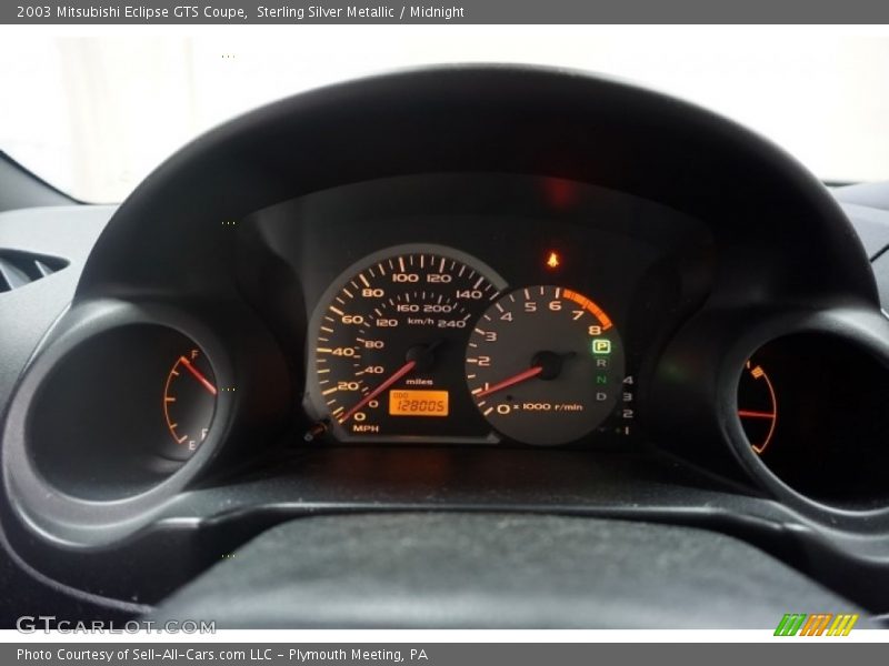 Sterling Silver Metallic / Midnight 2003 Mitsubishi Eclipse GTS Coupe