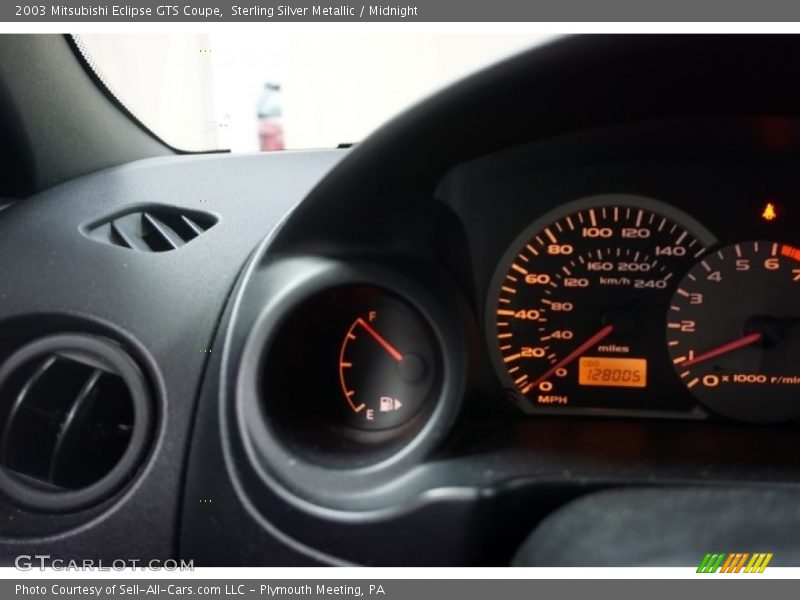 Sterling Silver Metallic / Midnight 2003 Mitsubishi Eclipse GTS Coupe