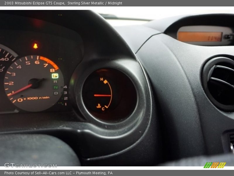 Sterling Silver Metallic / Midnight 2003 Mitsubishi Eclipse GTS Coupe