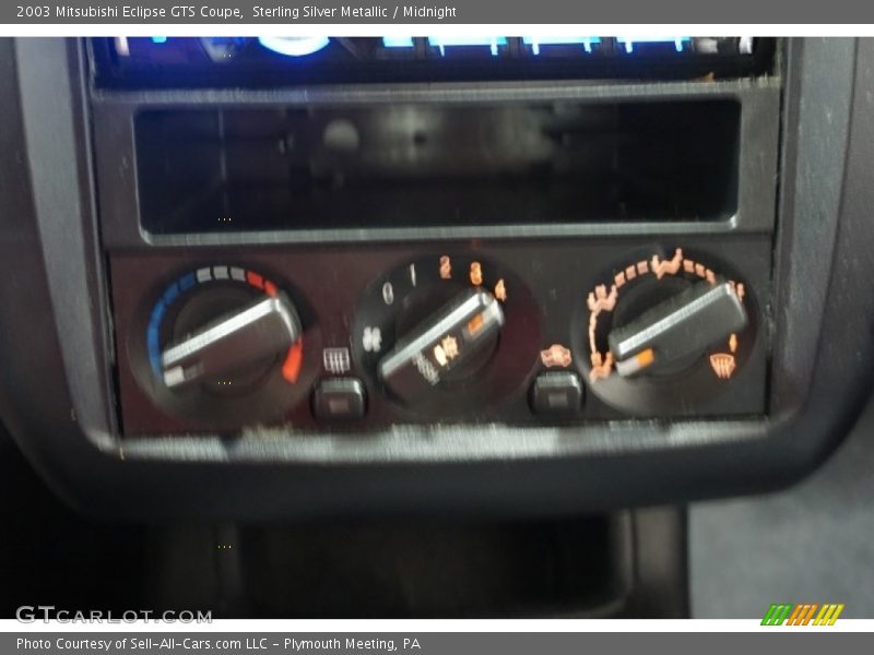 Sterling Silver Metallic / Midnight 2003 Mitsubishi Eclipse GTS Coupe