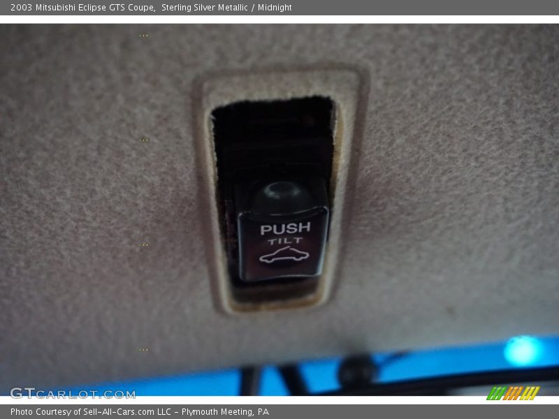 Sterling Silver Metallic / Midnight 2003 Mitsubishi Eclipse GTS Coupe