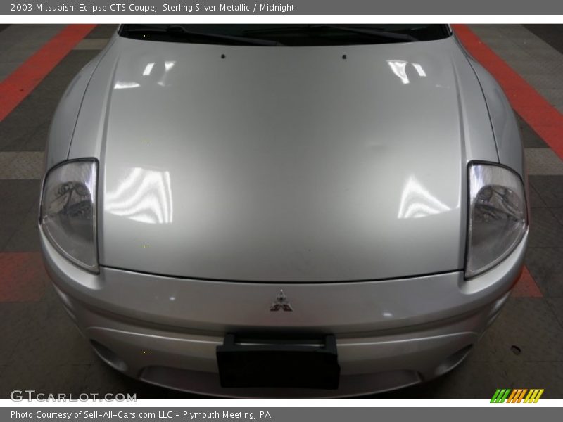 Sterling Silver Metallic / Midnight 2003 Mitsubishi Eclipse GTS Coupe
