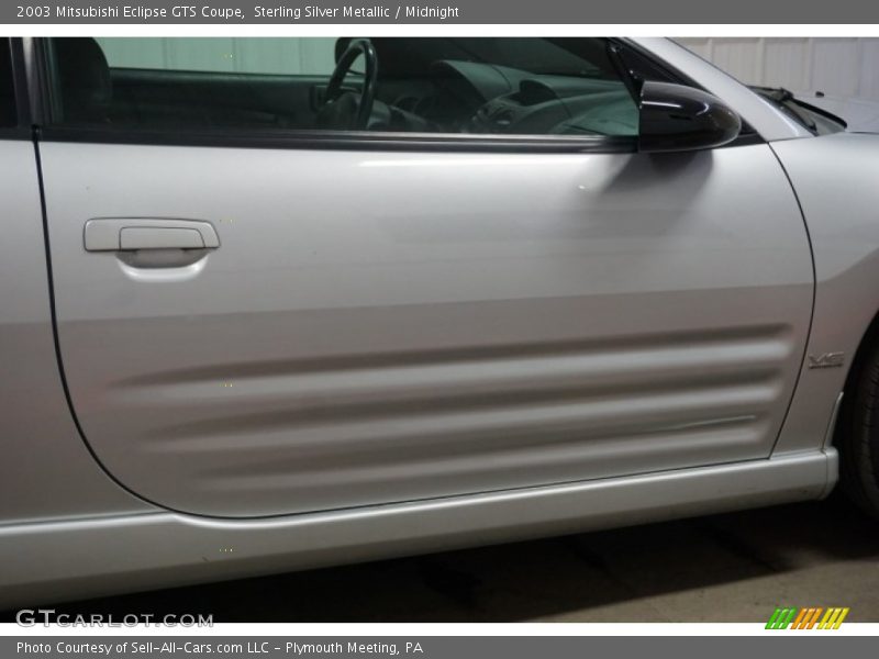 Sterling Silver Metallic / Midnight 2003 Mitsubishi Eclipse GTS Coupe