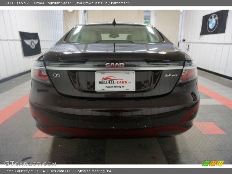 Java Brown Metallic / Parchment 2011 Saab 9-5 Turbo4 Premium Sedan