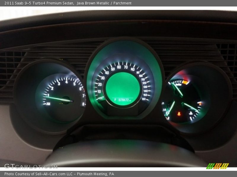 Java Brown Metallic / Parchment 2011 Saab 9-5 Turbo4 Premium Sedan