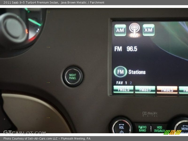 Java Brown Metallic / Parchment 2011 Saab 9-5 Turbo4 Premium Sedan