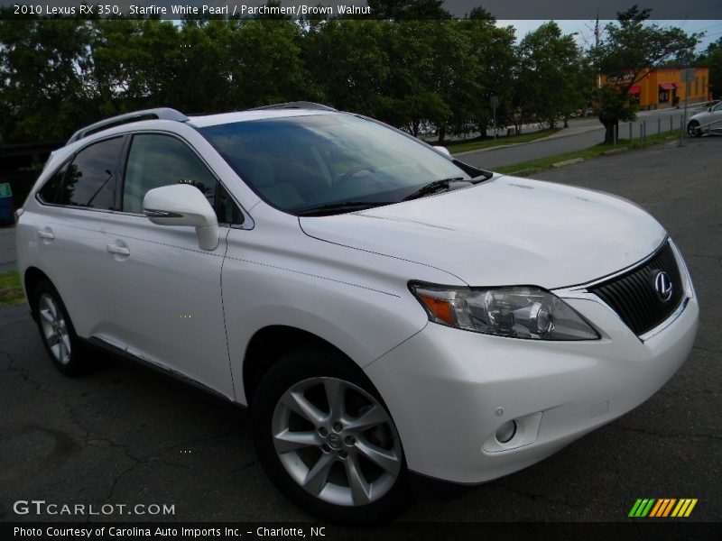 Front 3/4 View of 2010 RX 350