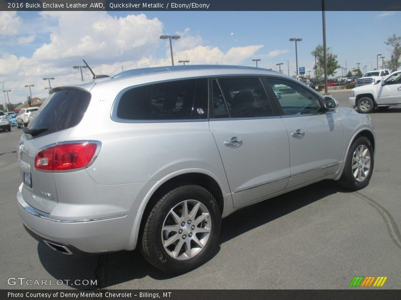 Quicksilver Metallic / Ebony/Ebony 2016 Buick Enclave Leather AWD