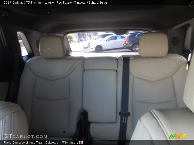 Red Passion Tintcoat / Sahara Beige 2017 Cadillac XT5 Premium Luxury