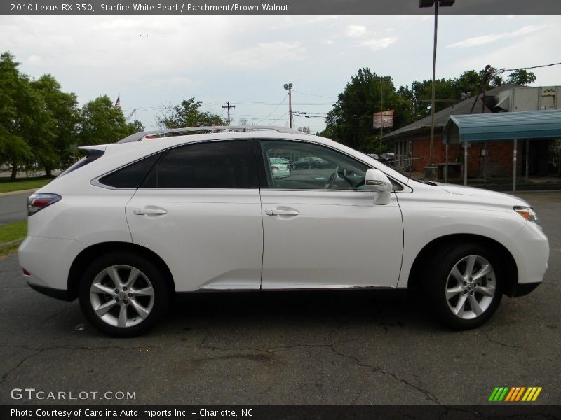 Starfire White Pearl / Parchment/Brown Walnut 2010 Lexus RX 350