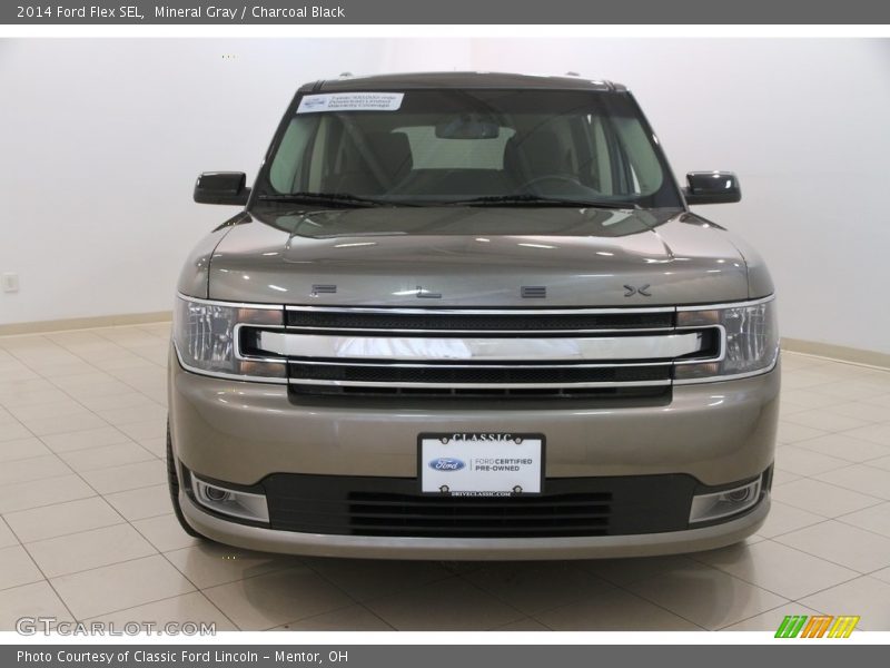 Mineral Gray / Charcoal Black 2014 Ford Flex SEL