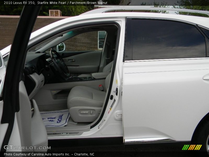 Starfire White Pearl / Parchment/Brown Walnut 2010 Lexus RX 350