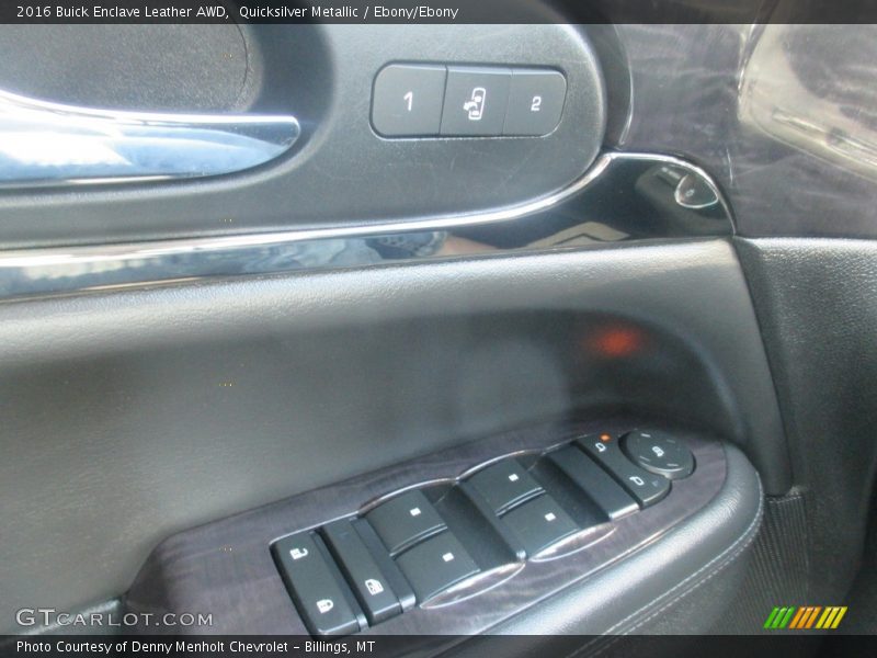 Quicksilver Metallic / Ebony/Ebony 2016 Buick Enclave Leather AWD