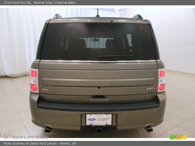 Mineral Gray / Charcoal Black 2014 Ford Flex SEL