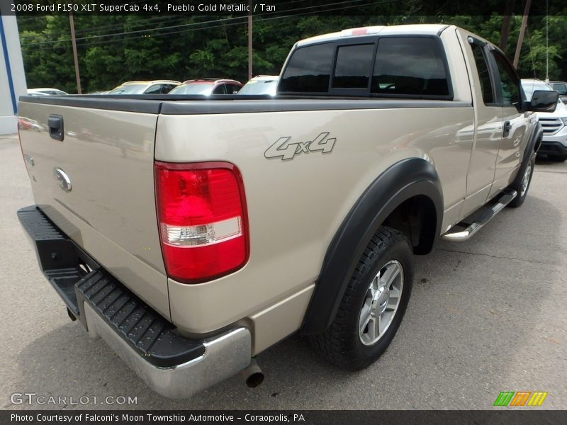 Pueblo Gold Metallic / Tan 2008 Ford F150 XLT SuperCab 4x4