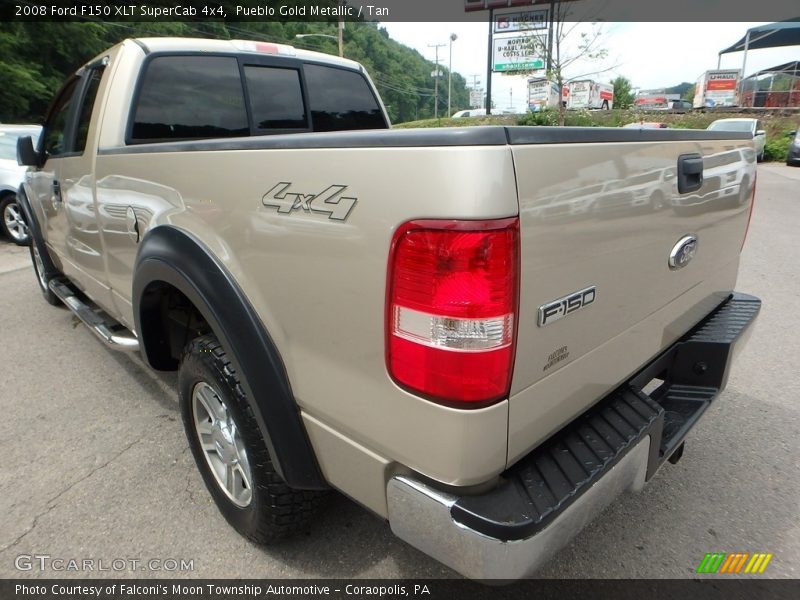 Pueblo Gold Metallic / Tan 2008 Ford F150 XLT SuperCab 4x4