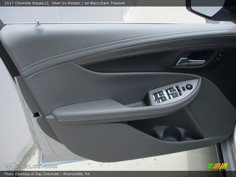 Silver Ice Metallic / Jet Black/Dark Titanium 2017 Chevrolet Impala LS