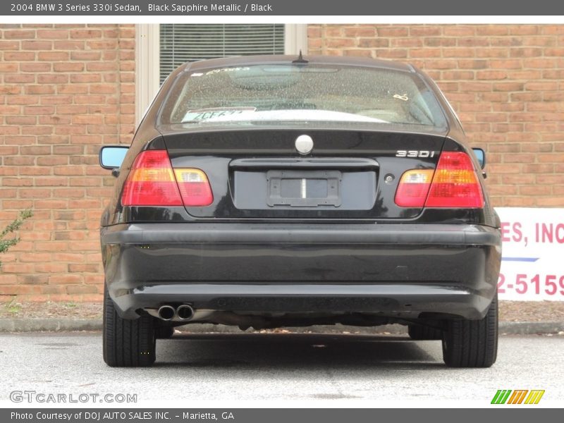 Black Sapphire Metallic / Black 2004 BMW 3 Series 330i Sedan