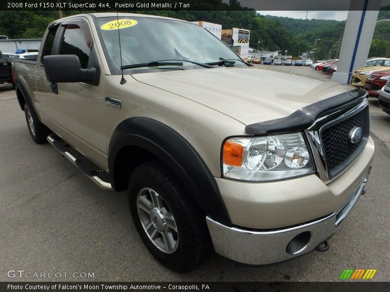 Pueblo Gold Metallic / Tan 2008 Ford F150 XLT SuperCab 4x4